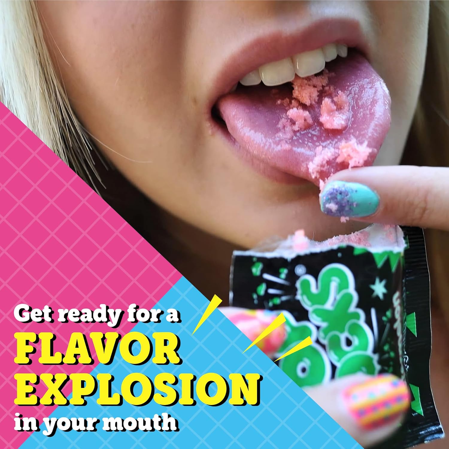 Paquete variado de dulces Pop Rocks 6 sabores Popping Candy Strawberry ...