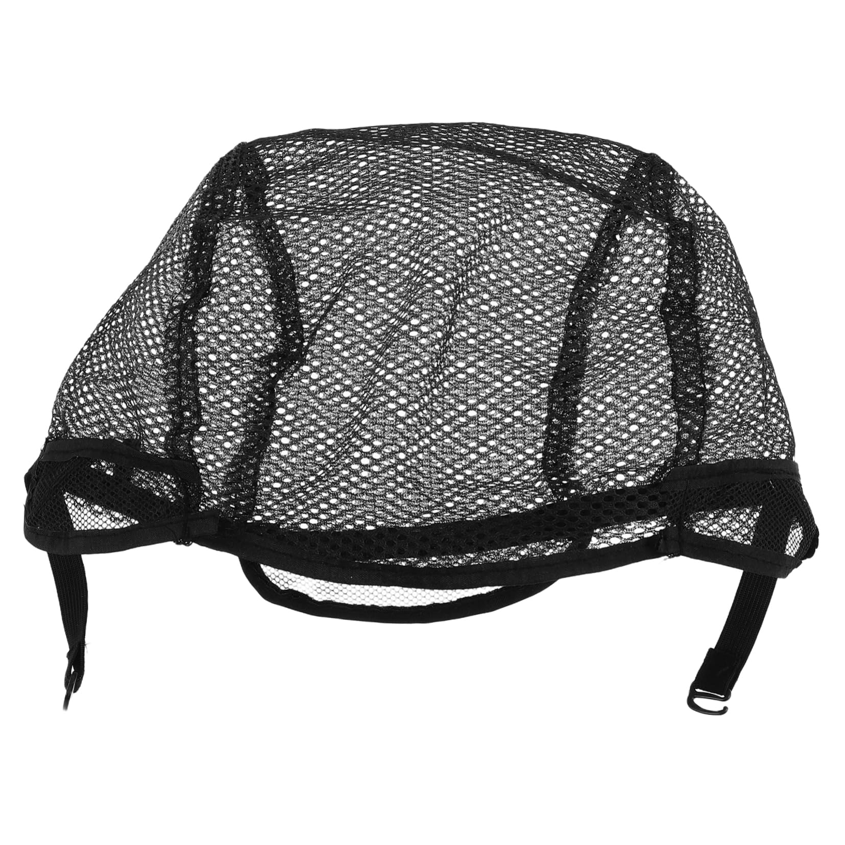 PACKOVE 2Pc Adjustable Mesh Wig Caps for Wig Making Durable Stretchy Black Hair Net for Weaving Styling Lightweight Easy to Clean for All Hair Types