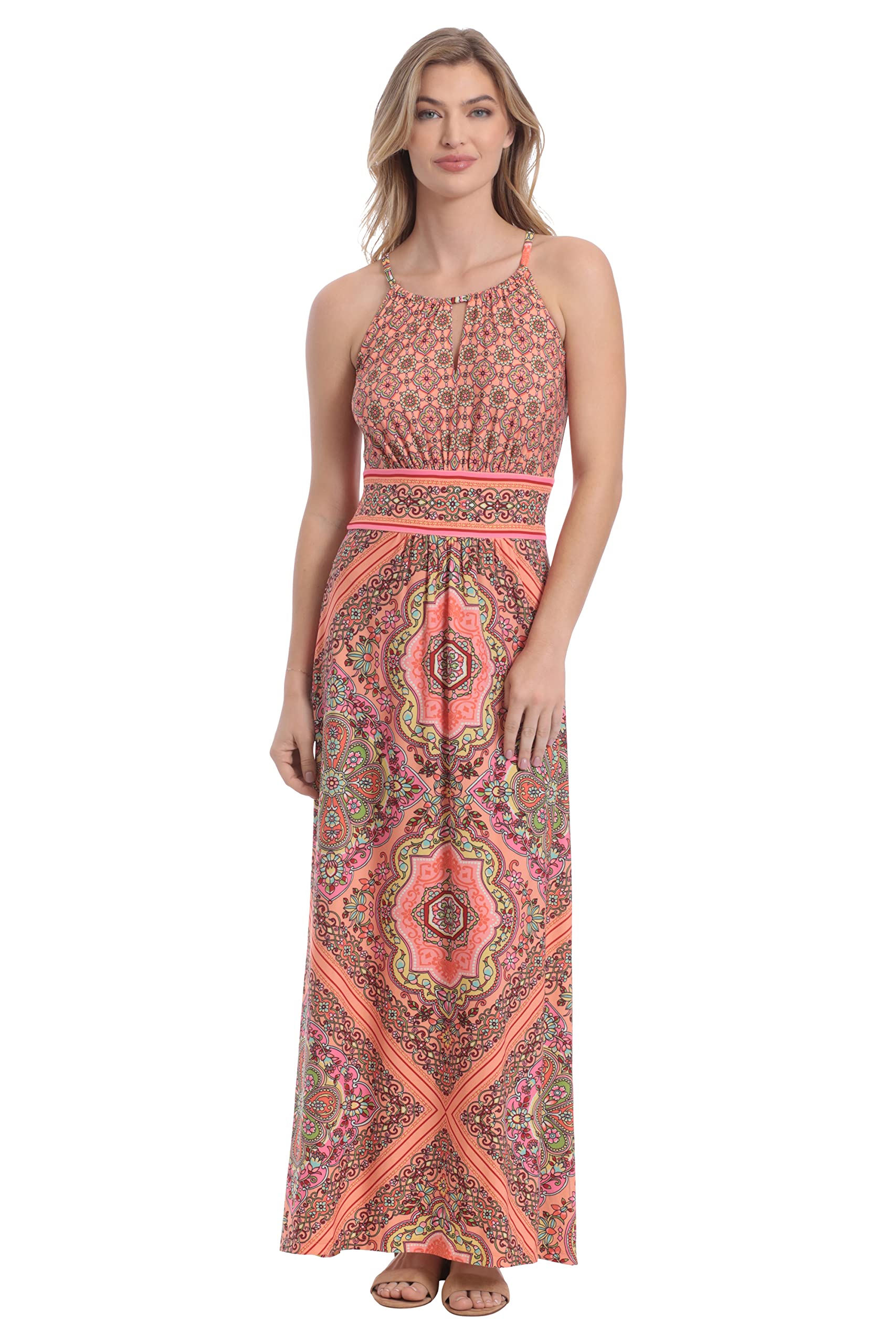London Timeswomens London Times Womens Dresses Halter Neckline Signature  Morris | Desertcart INDIA