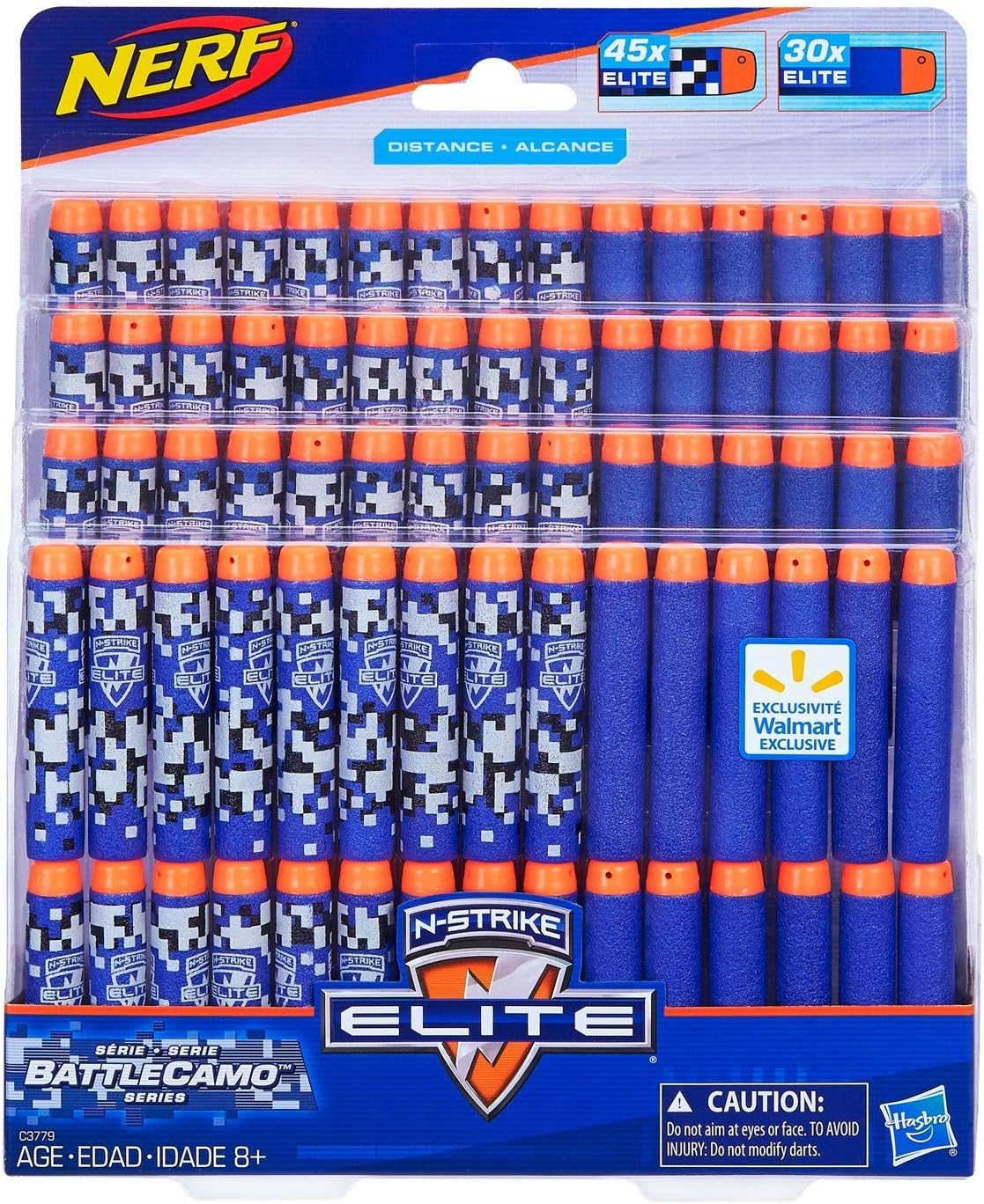 Nerf N-Strike Elite 75 Darts Refill Pack - With Exclusive BattleCamo Darts