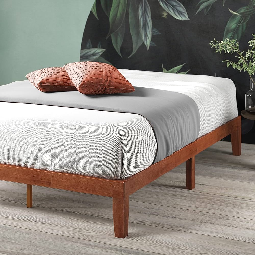 Zinus Queen Bed Frame - Wen 12 inch Wood Platform Bed with