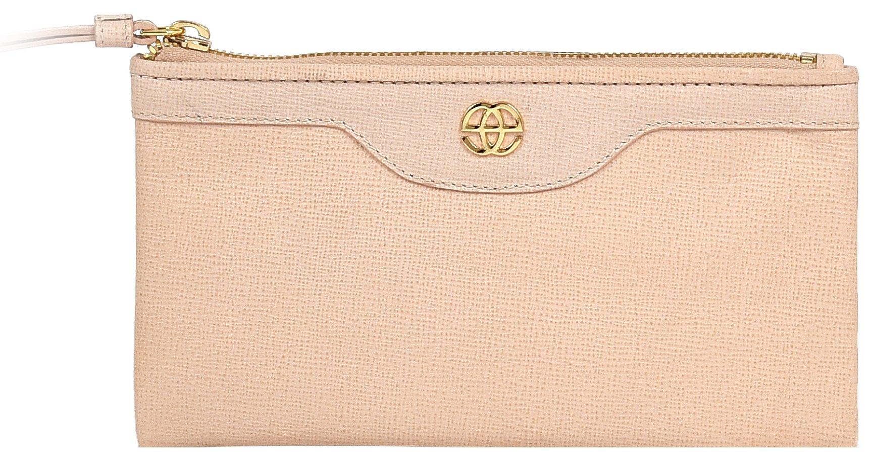 eskeVictoria - Zip Around Wallet - Ladies Purse - Genuine Quilted Leather - Holds Cards, Coins and Bills - Compact Design - Pockets for Everyday Use - Travel Friendly - Water Resistant