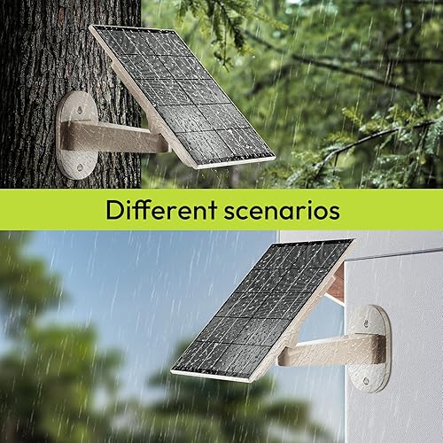 Miniatura 9 de Panel solar de 8 W para cámara de rastro con batería recargable integrada de 44.4 Wh, viene con montaje ajustable de 360, puerto de 6 V12 V CC y