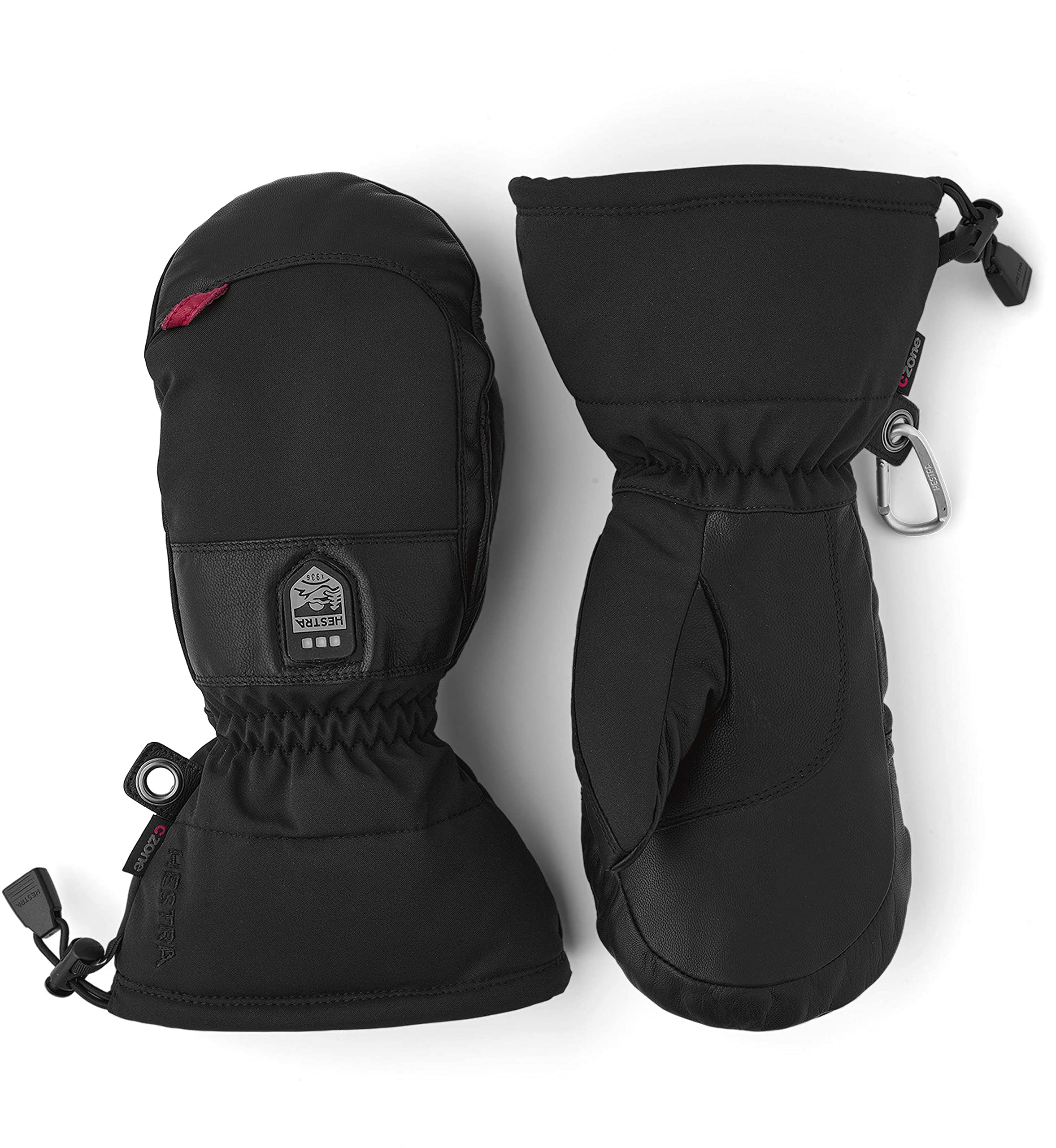 HestraPower Heater Gauntlet Electric Ski Mitt for Men & Women I Rechargeable Heated Gloves, Warming Ski & Snowboarding Snow Mittens