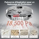 roborock Qrevo EdgeT Robot Aspirateur Laveur, 18500 Pa, Profil de 7,98 cm - 3