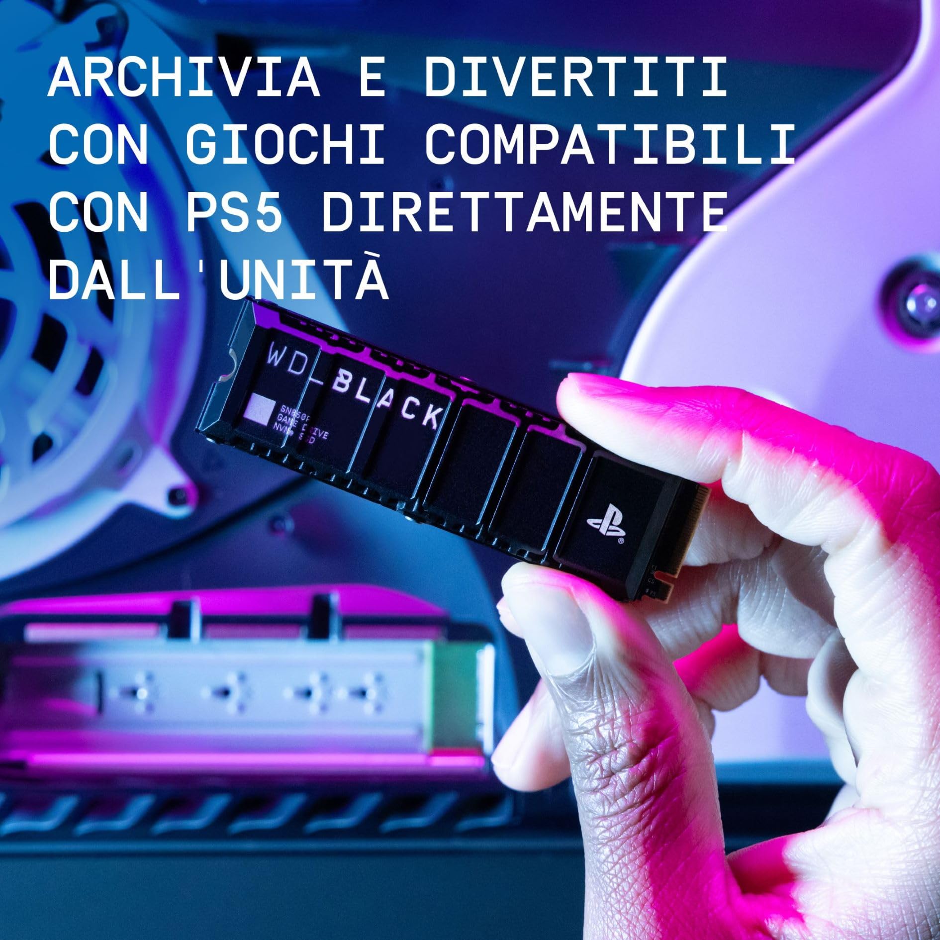 WD_BLACK SN850P 4TB PS5 SSD, Ufficialmente Concessa In Licenza per