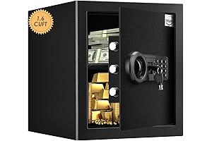 Tenamic 1.6 Cu.Ft. Safe Box: Secure Your Valuables Like a Fortress