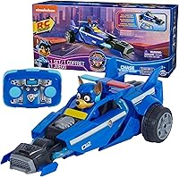 Vista 1 de Paw Patrol: The Mighty Movie, Auto de Control Remoto con Chase de los Mighty Pups Moldeado, Juguetes para Niños y Niñas de 3+