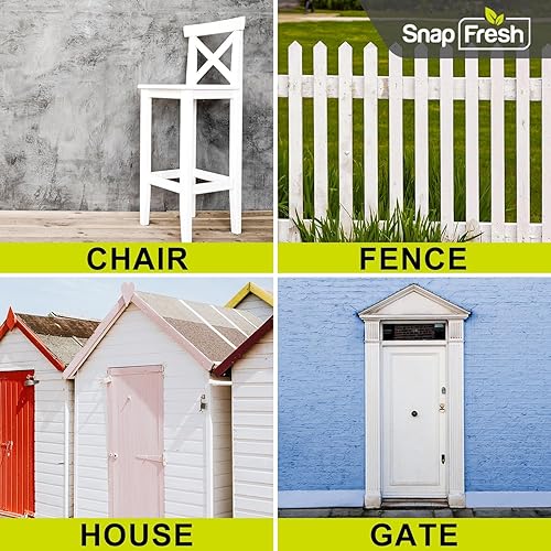 Miniatura 3 de SnapFresh Pulverizador de pintura eléctrico inalámbrico de 20 V, potente pistola de pulverización HVLP alimentada por batería, herramienta ligera