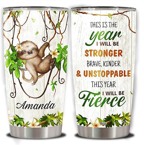 Vista 59 de WAZONE Vaso personalizado de flores de mariposa con tapa, acero inoxidable azul marino, 20 30 onzas, taza de café de viaje con aislamiento al vacío