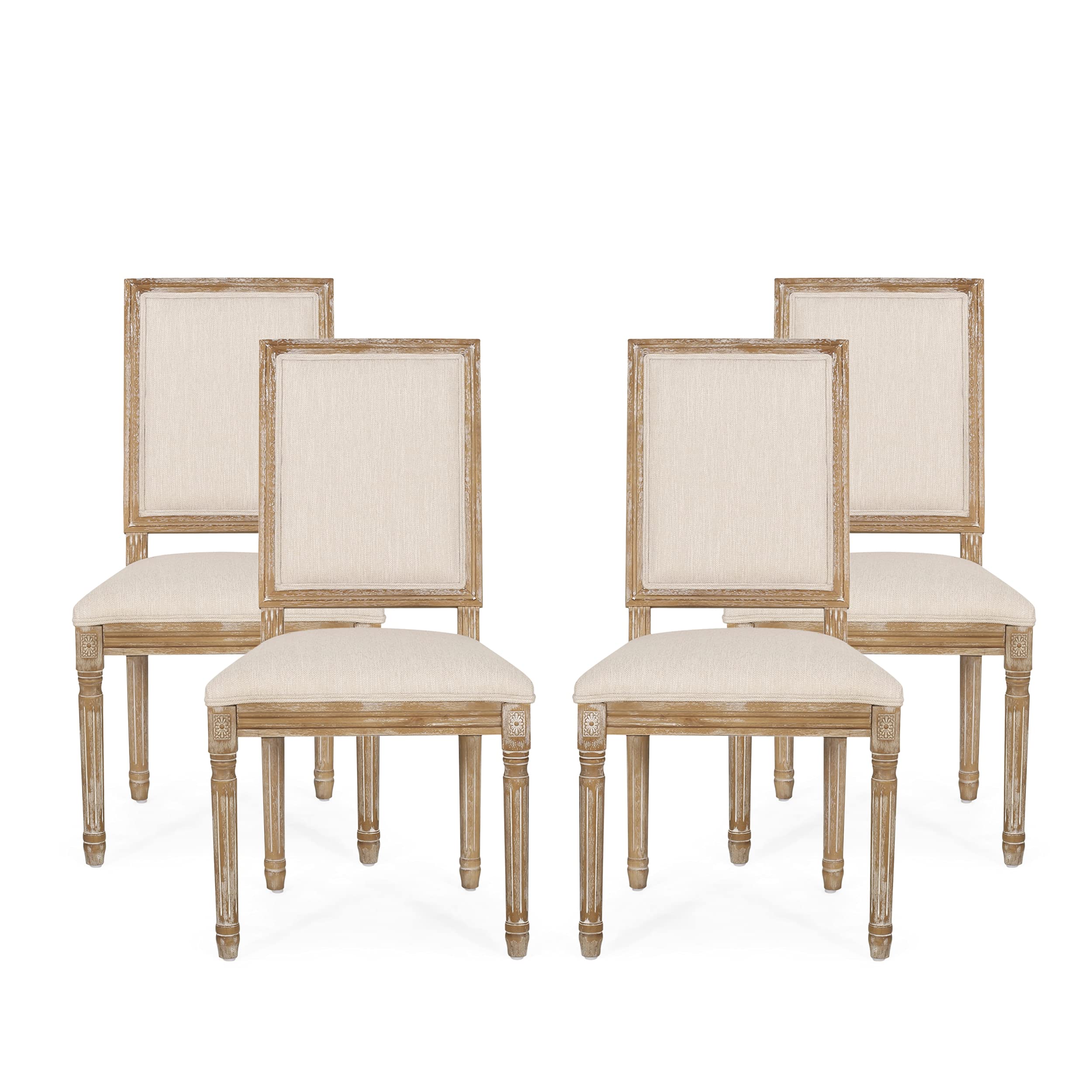 Christopher Knight Home Regina Dining Chair, Beige + Natural