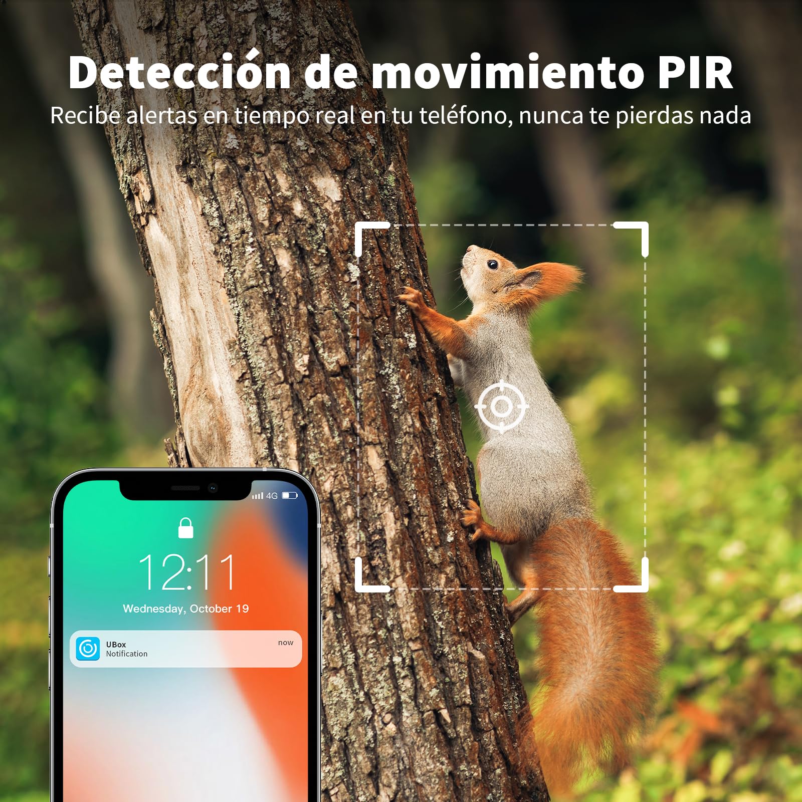 4G Camara Vigilancia Exterior con Tarjeta SIM, 2K 360° Inalámbrico Solar Cámara con 30M Visión Nocturna Color, Detección de Movimiento, Audio Bidireccional, IP66 Impermeable