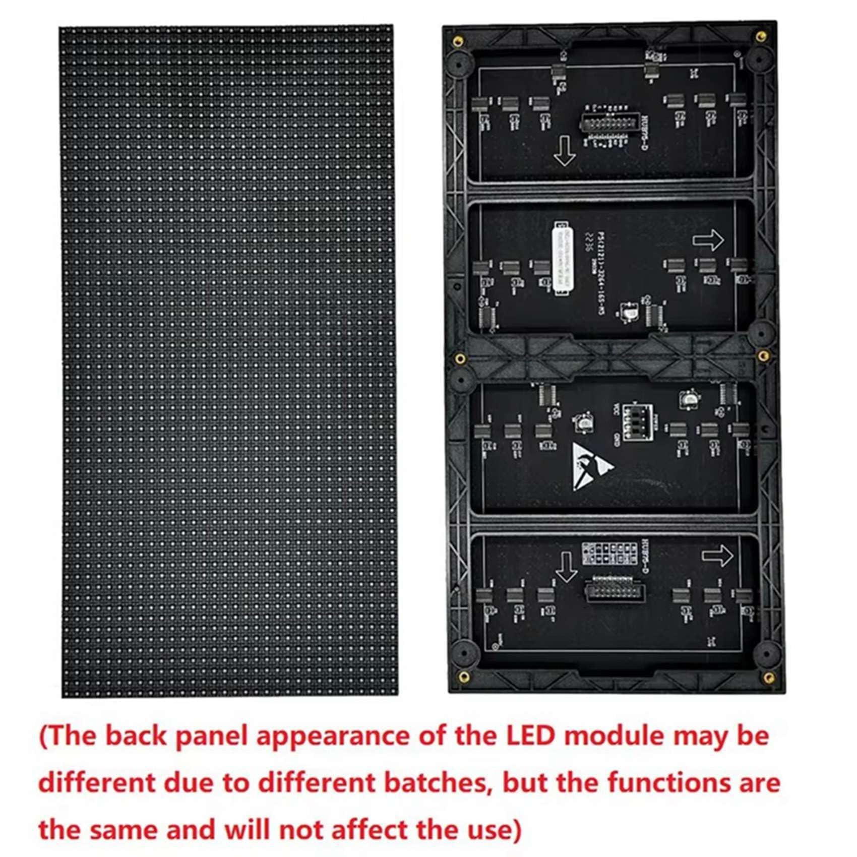 Panel de Pantalla LED para Interiores P5 de 8 Piezas, Módulo de Pantalla LED de 64 X 32, Pantalla Electrónica LED A Color de 16 Escaneos, 320 X 160 mm