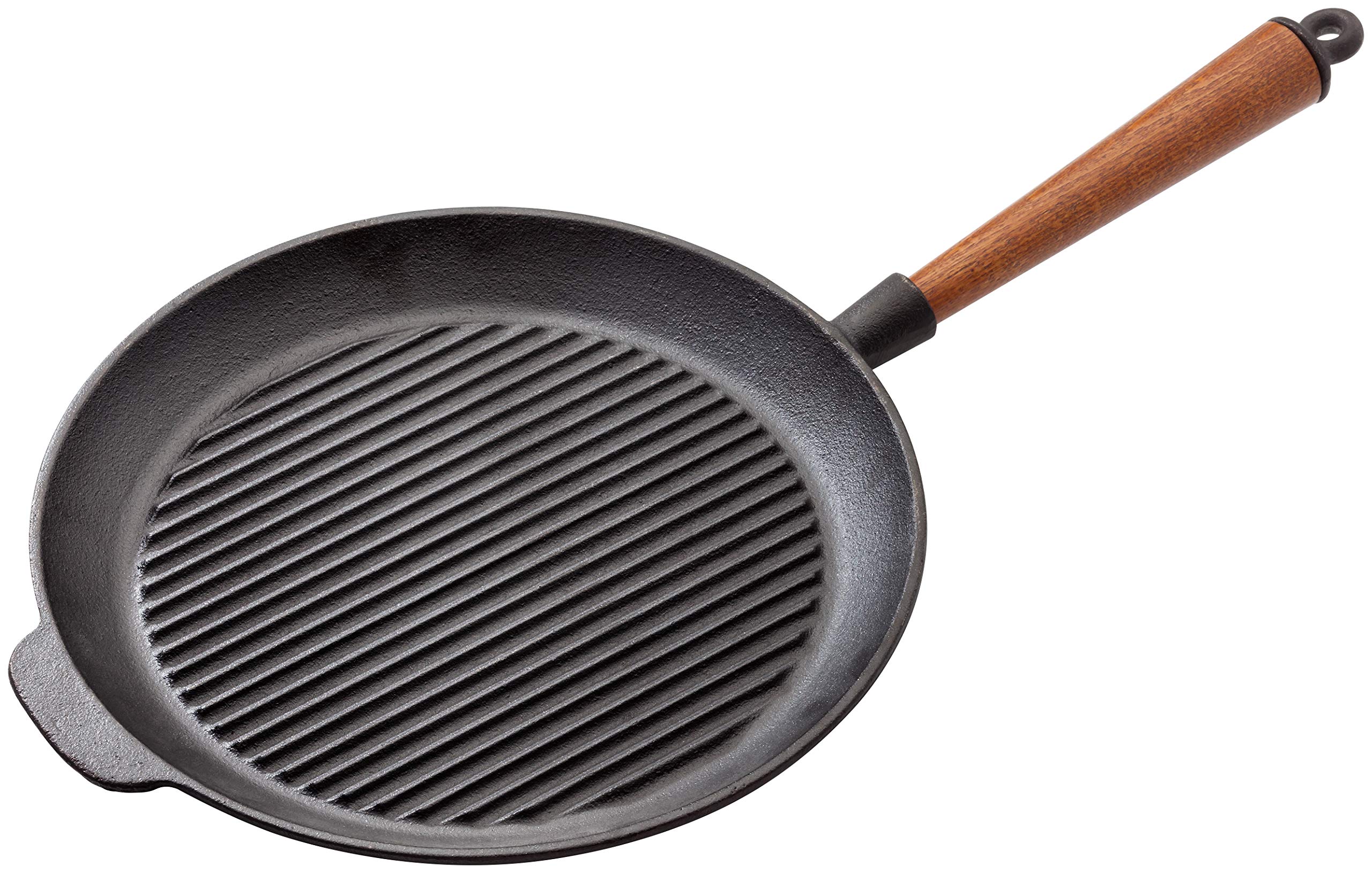Stellar Cast Iron Grill Pan - 28cm - Black
