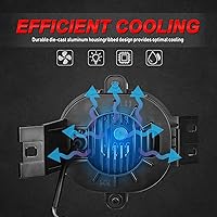 Vista 4 de Nueva Versión Luces Antiniebla LED para 2002-2008 Dodge Ram 1500, 2003-2009 Dodge Ram 2500/3500, para 2002 2003 2004 2005 2006 2007 2008 2009 Dodge