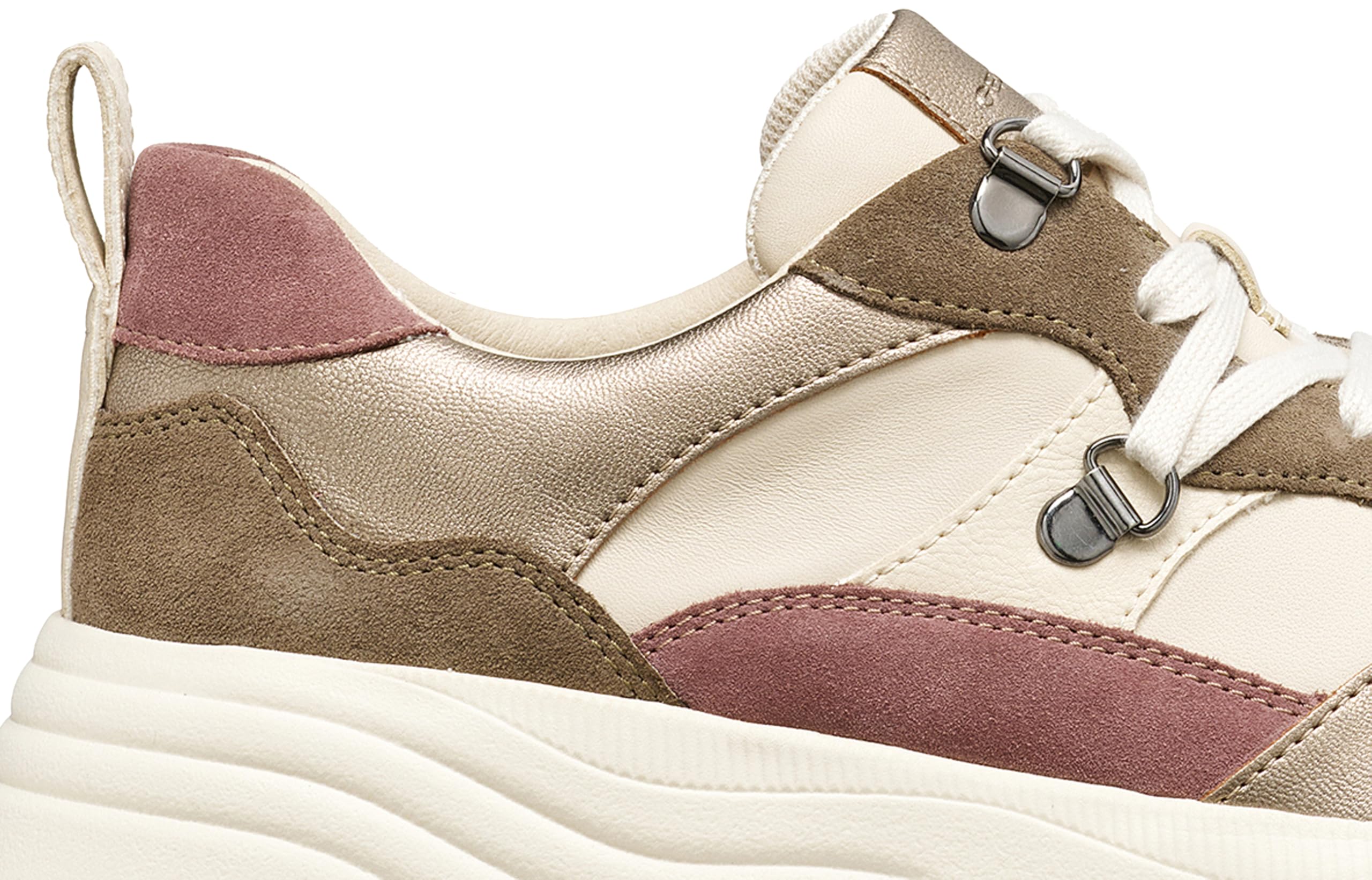 Geox Woman D DIAMANTA E Zapatillas Deportivas Dove Grey/Sand 41_EU