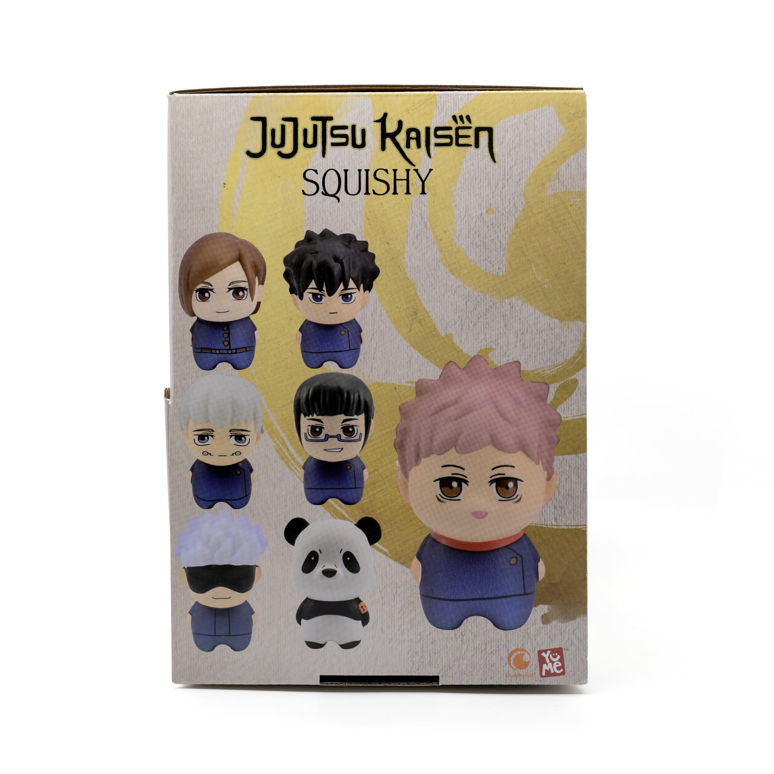 YuMe Jujutsu Kaisen Foam 3" Mini Figure Collectable | Squish Hero Surprise Blind Bag | Officially Licensed Manga Merchandise | Surprise Toy Gift for Kids, Adults & Fans | Collect All 7 Characters