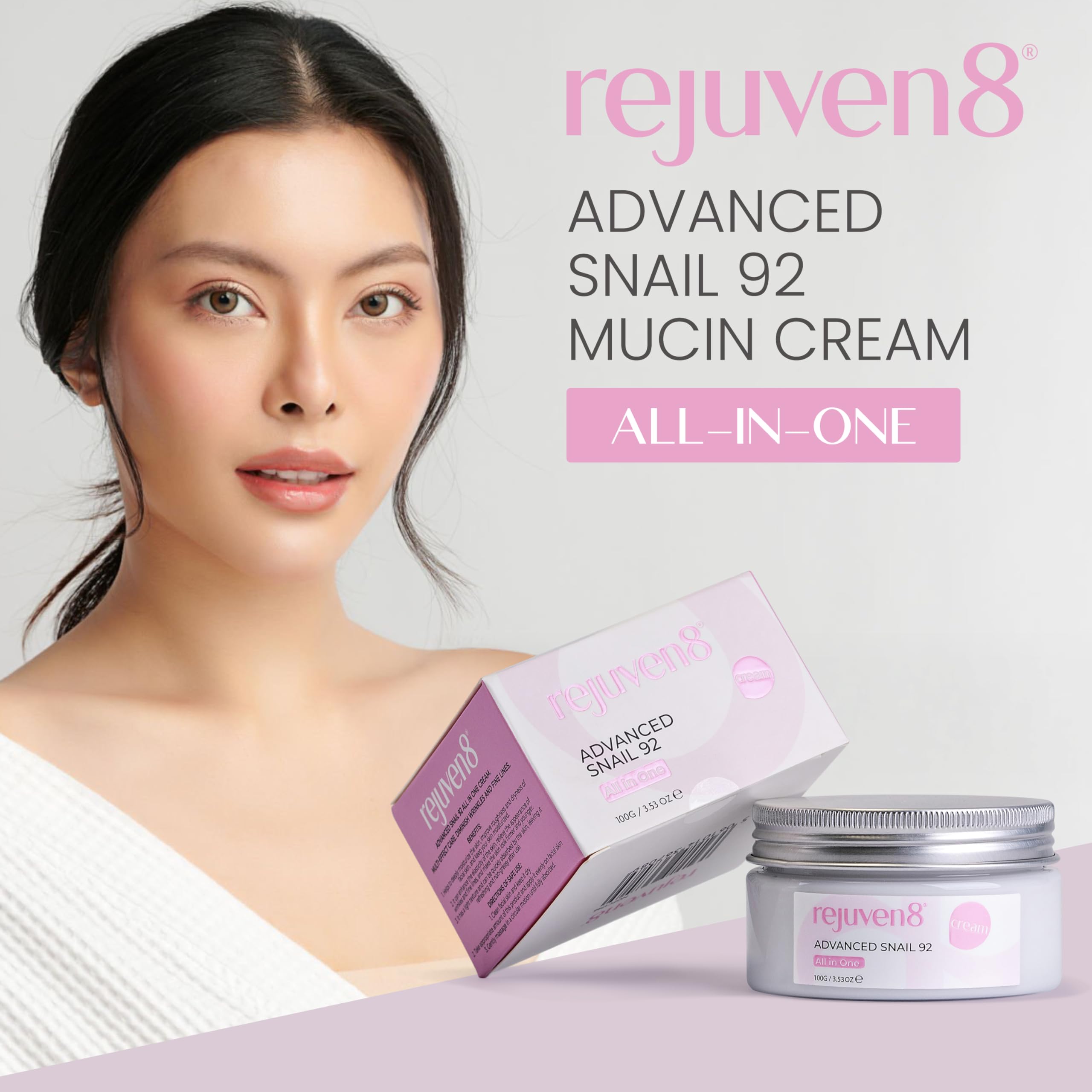 Snail 92 All-In-One Cream 100g, Snail Mucin Moisturiser with 92% Snail Filtrate - Image 2