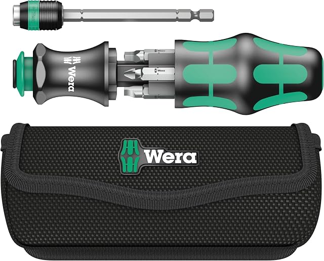 Wera 7-In-1 Bitholding Screwdriver with Removable Bayonet Blade