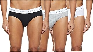 Calvin Klein Pack de 3 Calzoncillos para Hombre 3 Pk Hip Brief con Stretch