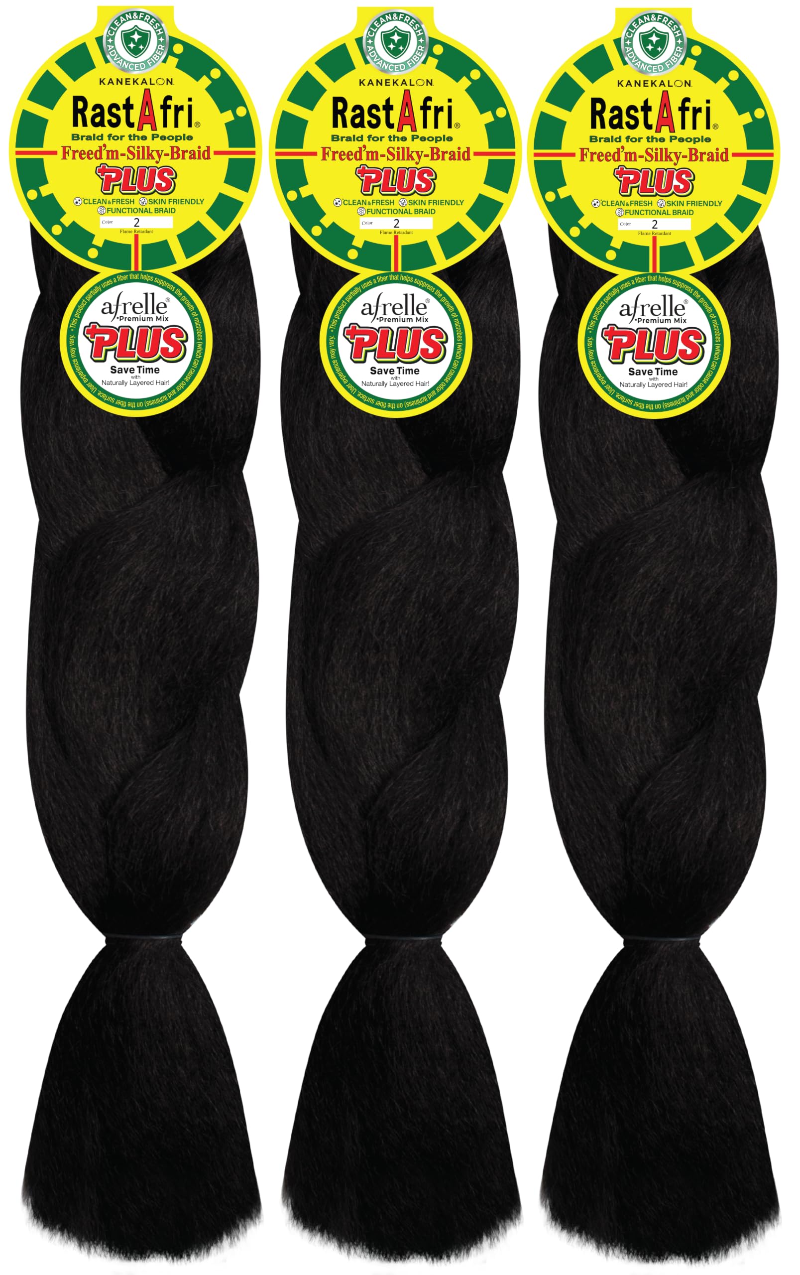Amazon.com : RastAfri AFB Silky Synthetic Braiding Hair Extensions