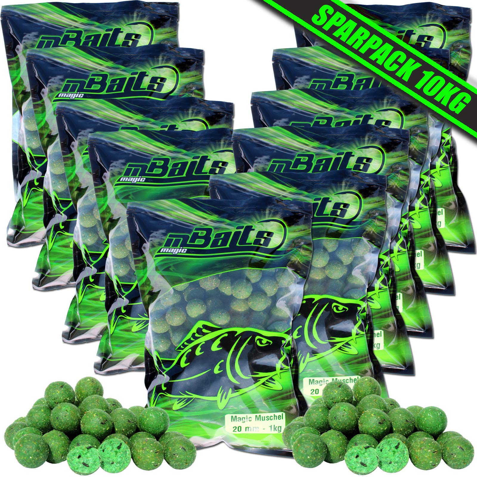 Bouillettes d'appâts magiques Angel Berger pour la pêche, 10 kg