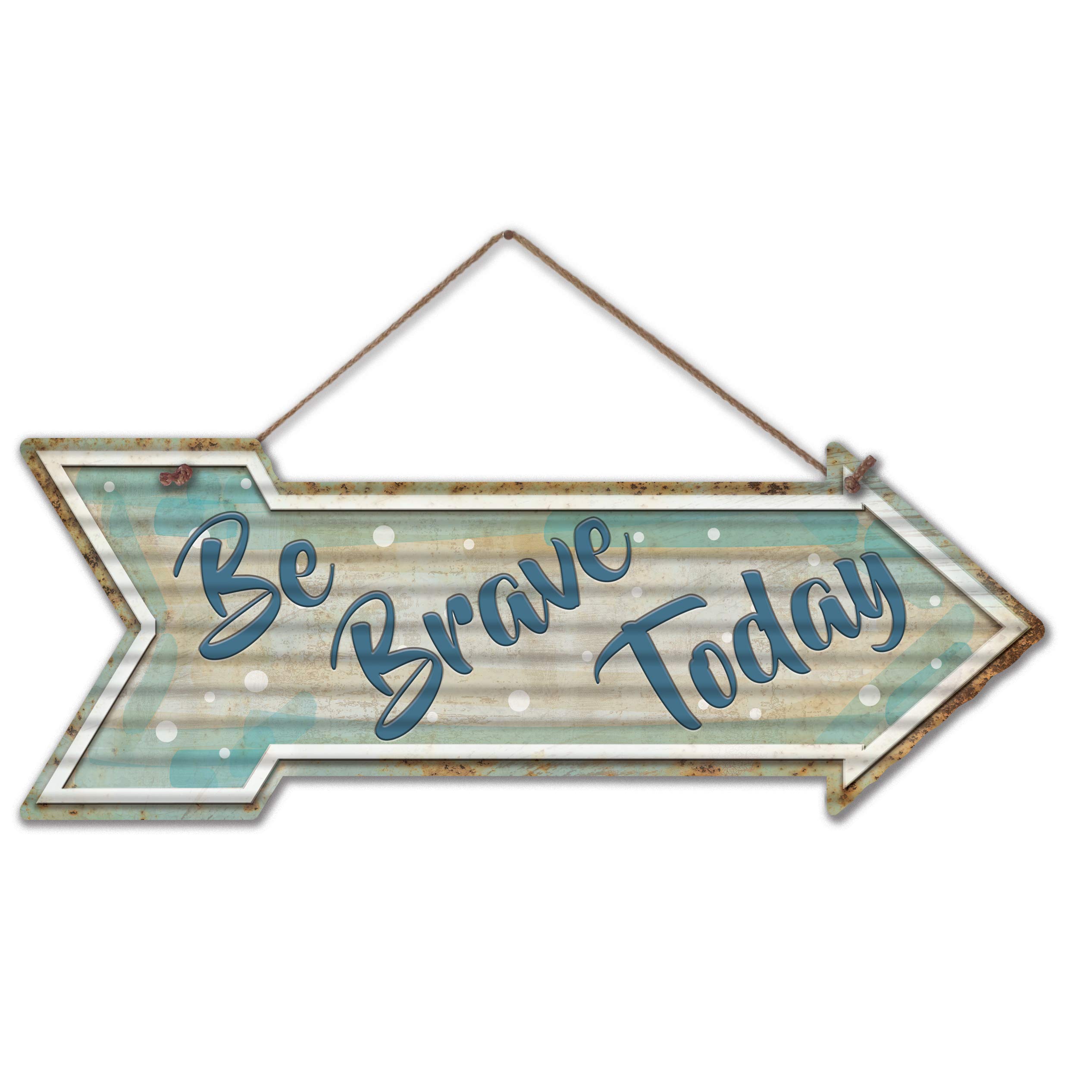 Buy Rusty Roof Studio Be Brave Today Rustic Corrugated Arrow 24 buy-rusty-roof-studio-be-brave-today-rustic-corrugated-arrow-24