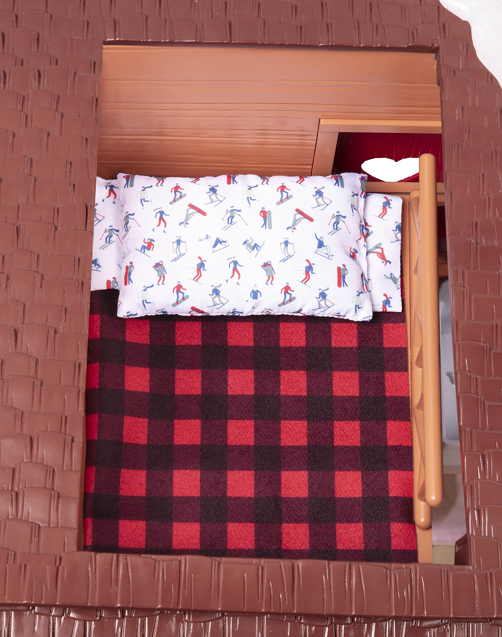 Our Generation - Cozy Cabin 46 cm Doll House - Winter Doll Accessories for Kids Ages 3 and Up, BD37961Z