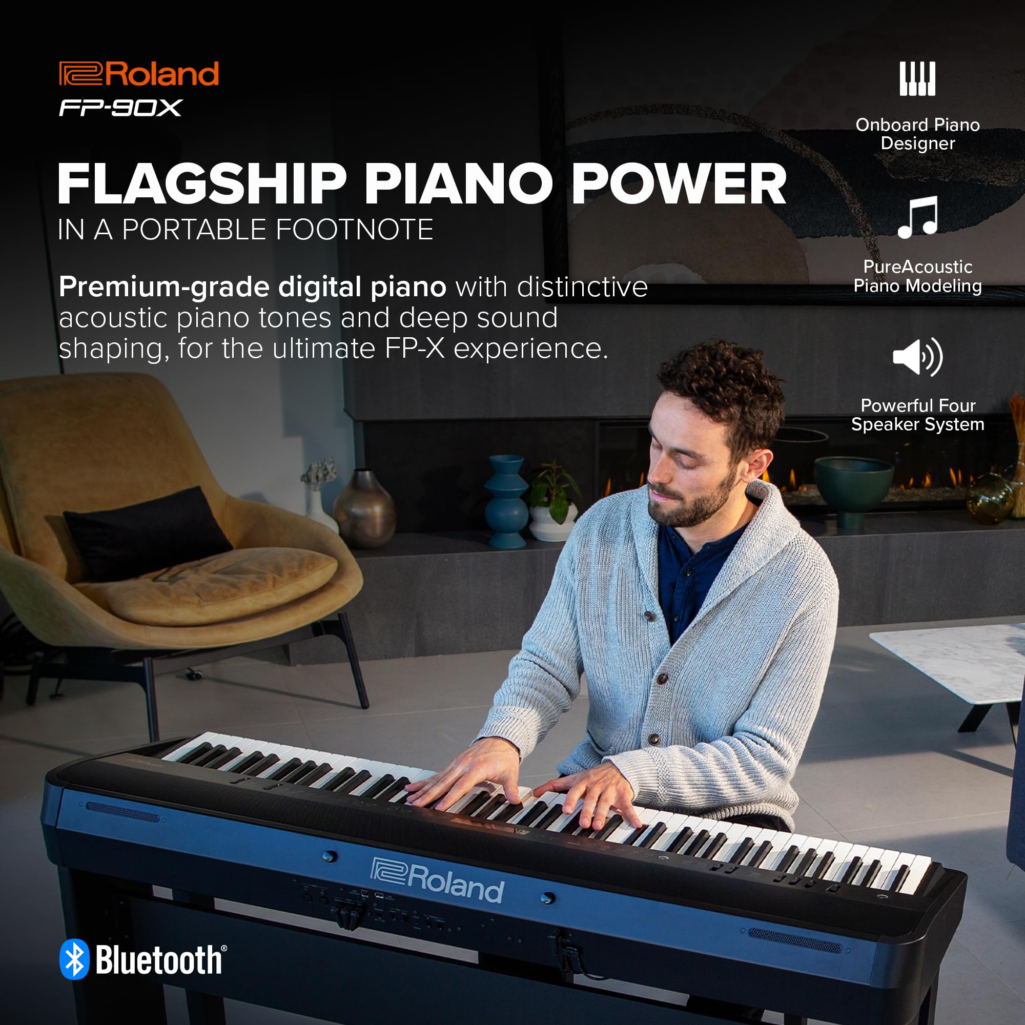 Amazon.com: Roland FP-90X | Flagship Portable 88-Note Digital