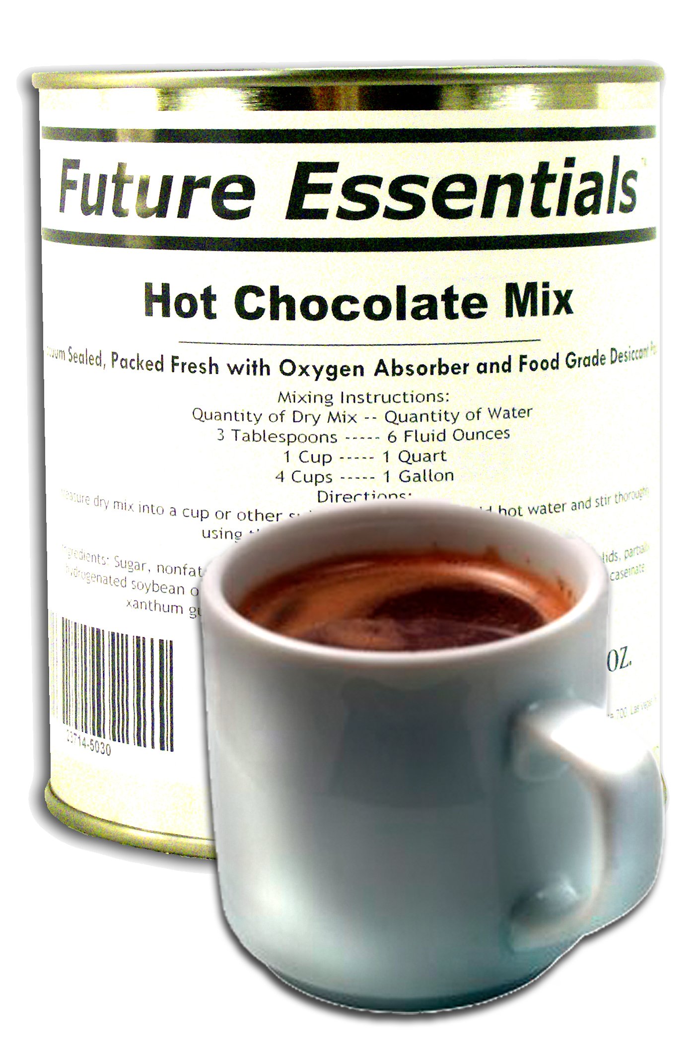 Future Essentials Canned Hot Chocolate Mix- Makes 2.5 Liters
