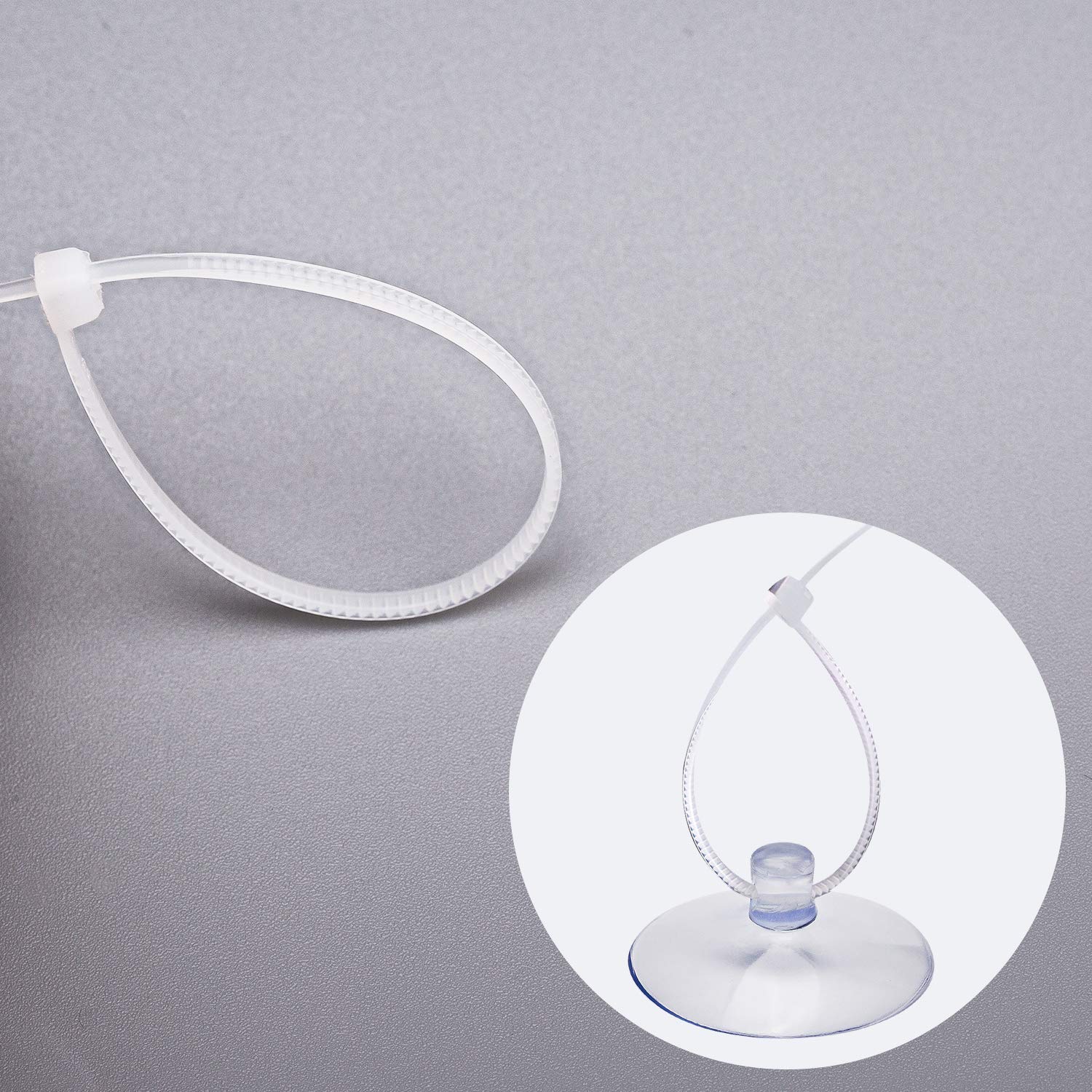 Aquarium Saugnäpfe Set – 24 Stück Mit Kabelbindern, 3 Cm Durchmesser, Transparent & Wasserunschädlich