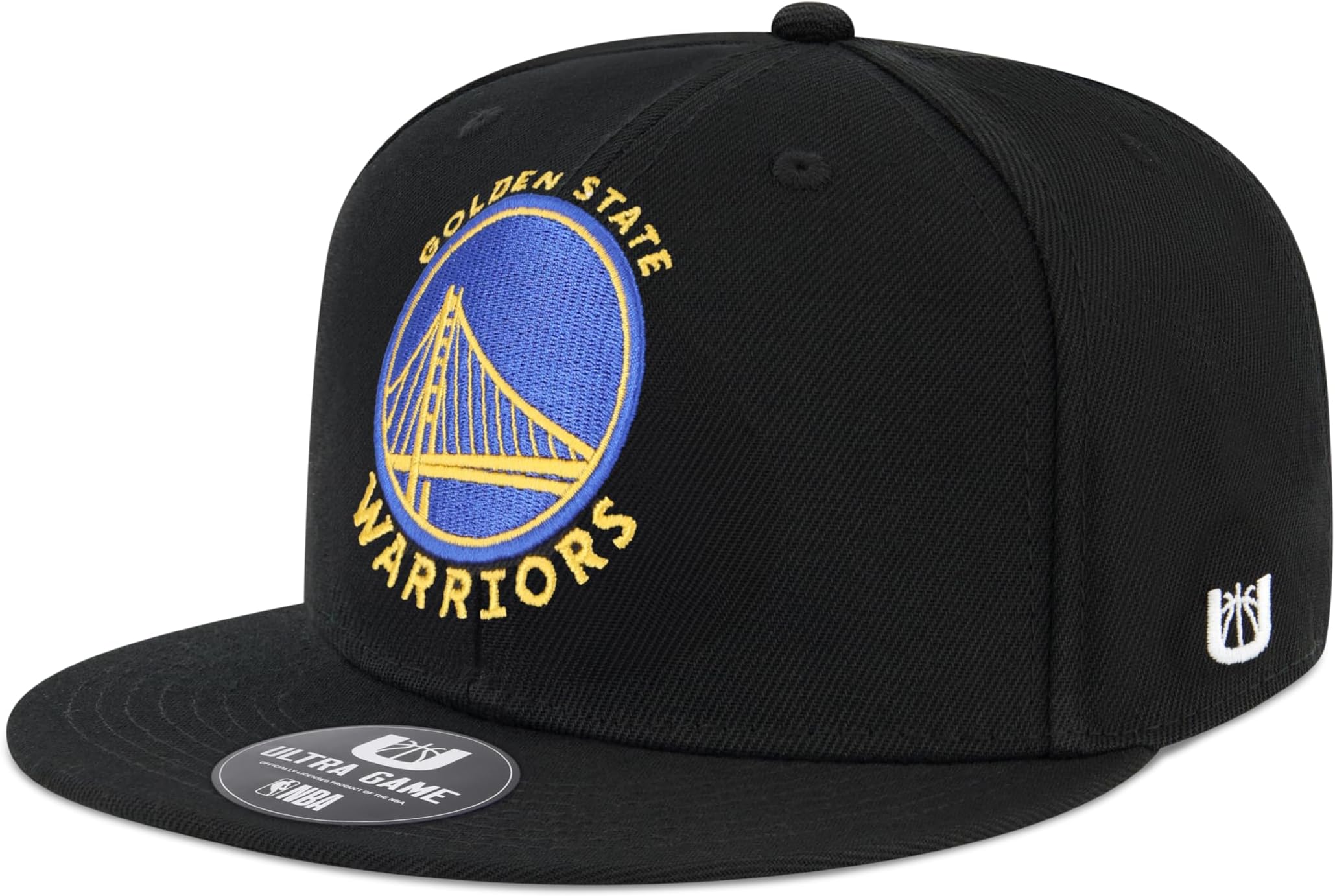 Men NBA Official Twill Snap Back Ultimate Black Baseball Cap Hat
