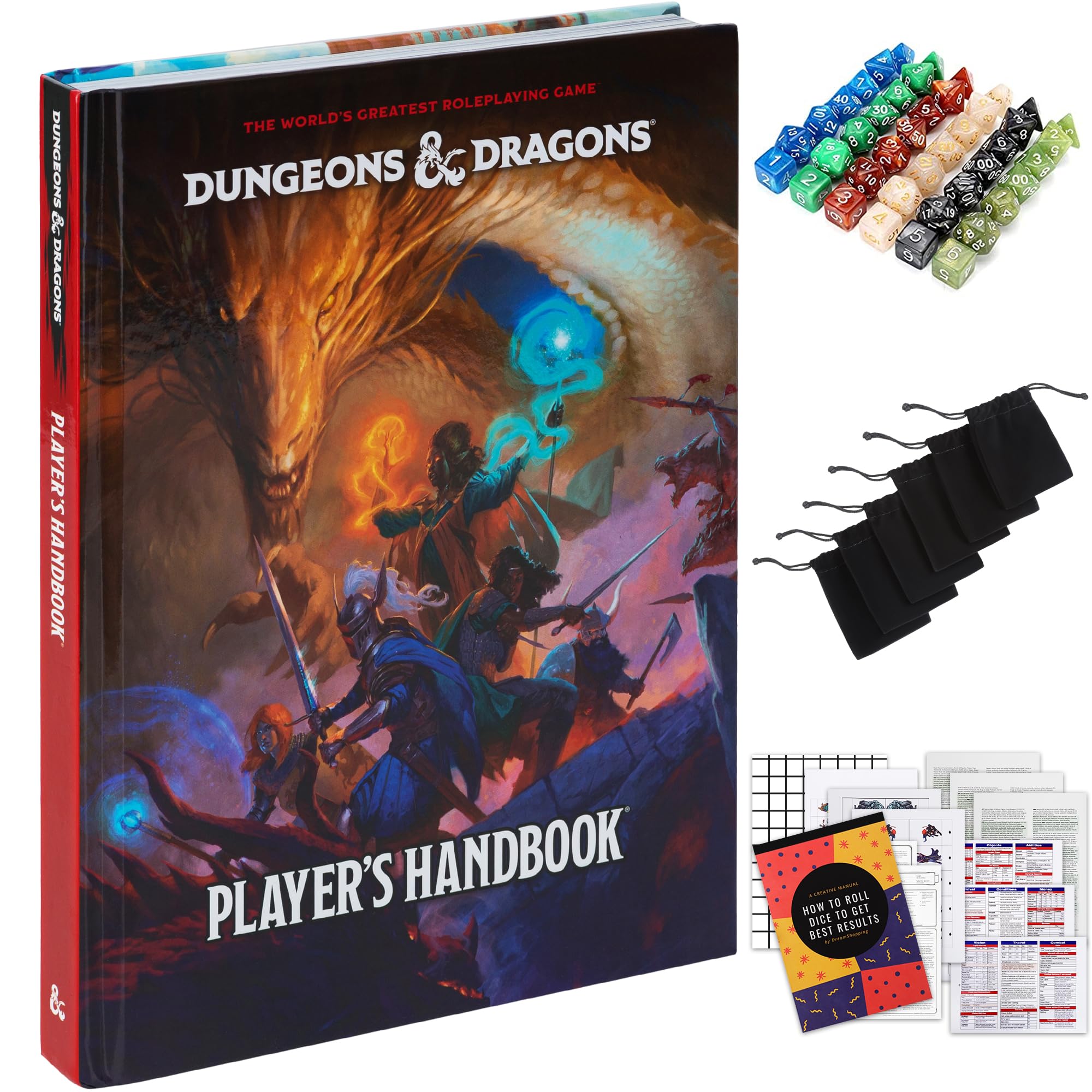 Amazon.com: CraftyCrocodile Dungeons and Dragons 2024 Player's