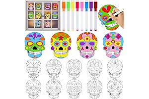 Qyeahkj Sugar Skulls to Paint and Decorate