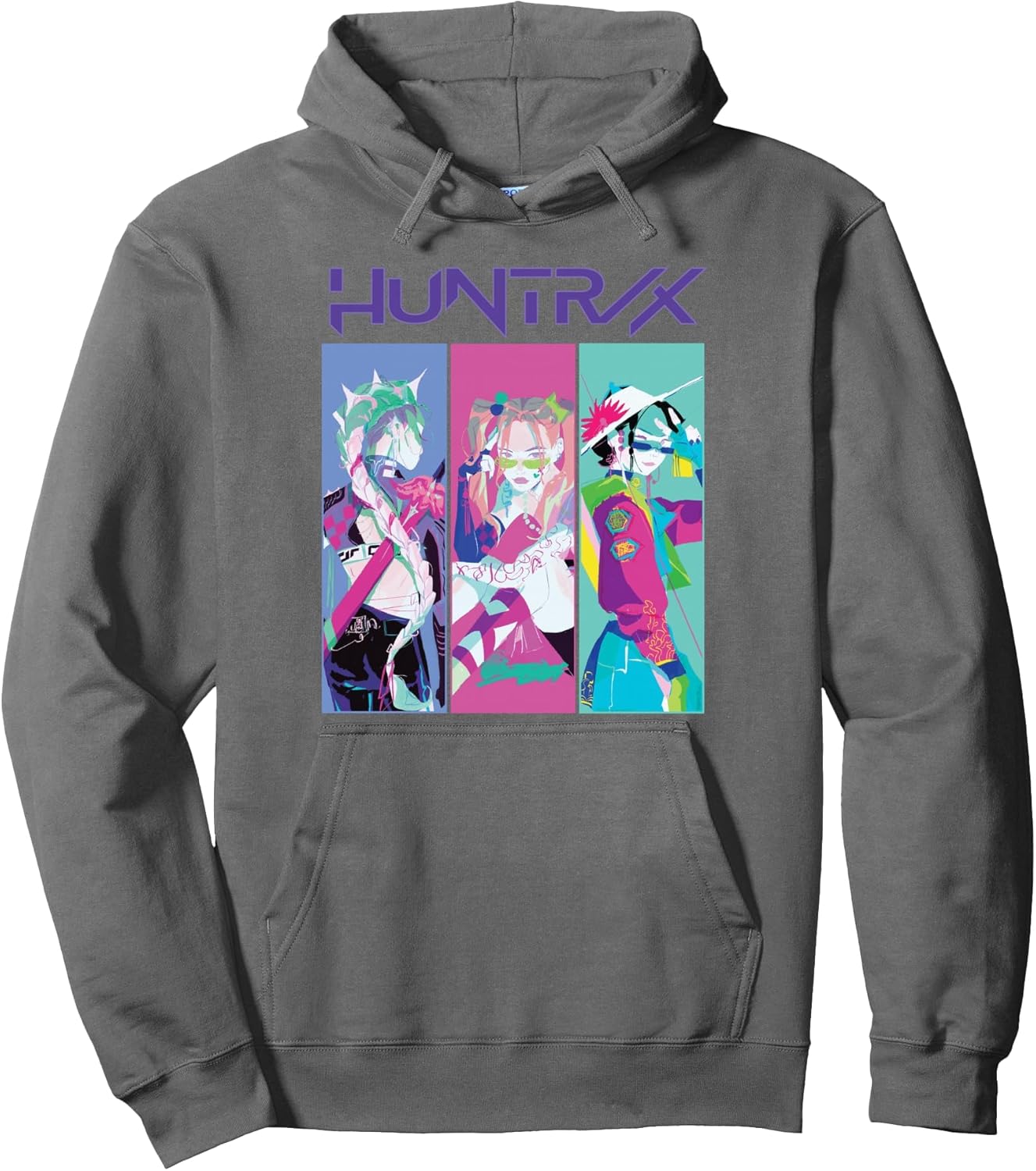 KPop Demon Hunters HUNTR/X Girls Officially Licensed Pullover Hoodie