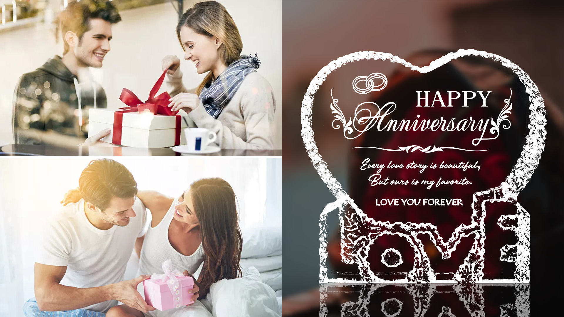 Amazon.com: ZHSHWAT Happy Anniversary Wedding Gifts for Wife