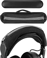 Vista 14 de Geekria Funda de Diadema Mediana de Velour con Velcro + Juego de Protector de Almohadilla, No Se Necesitan Herramientas, Compatible con Auriculares
