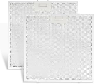2 PCS WB02X27207 Range Vent Hood Grease Filter Replacement for GE Model JVX5300BJ1TS JVX5300EJ2ES JVX5305DJ2WW, Replaces 4463981 AP6039217 PS11771771 EAP11771771, 13.75"L × 13.75"W × 0.35"Th