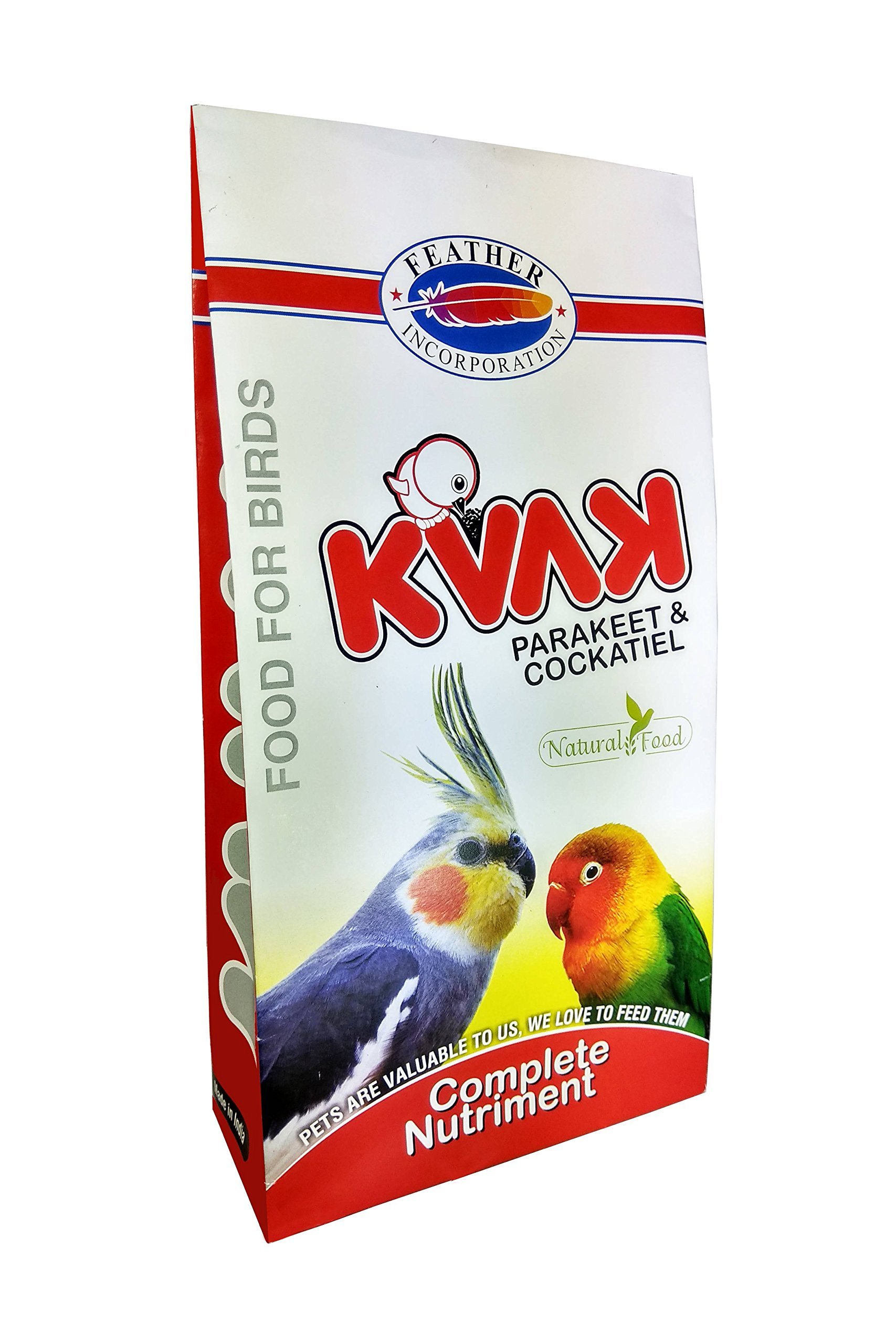 Kvak Bird Food for Parakeet & Cockatiel - 100% Natural Bird Food - 1Kg - Healthy Food for Birds (B0769W264D) Amazon Price History, Amazon Price Tracker
