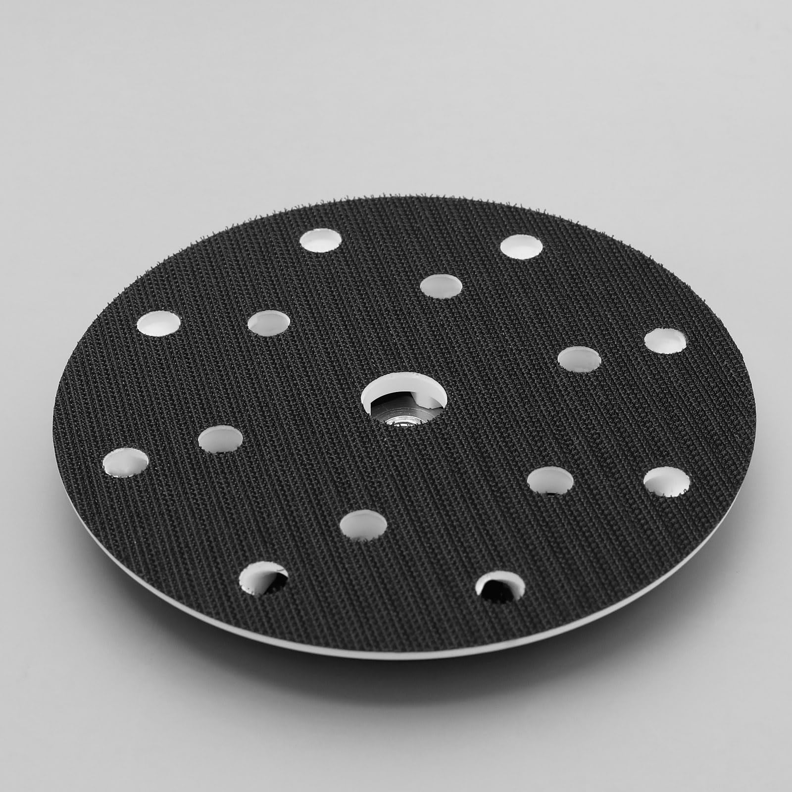 Supporto a gancio e fibbia da 6 pollici 150 mm 15 fori compatibile con Makita BO6050 BO6050J Levigatrici Orbitali Casuali Disco di Lucidatura Pad di Protezione Strumenti Abrasivi