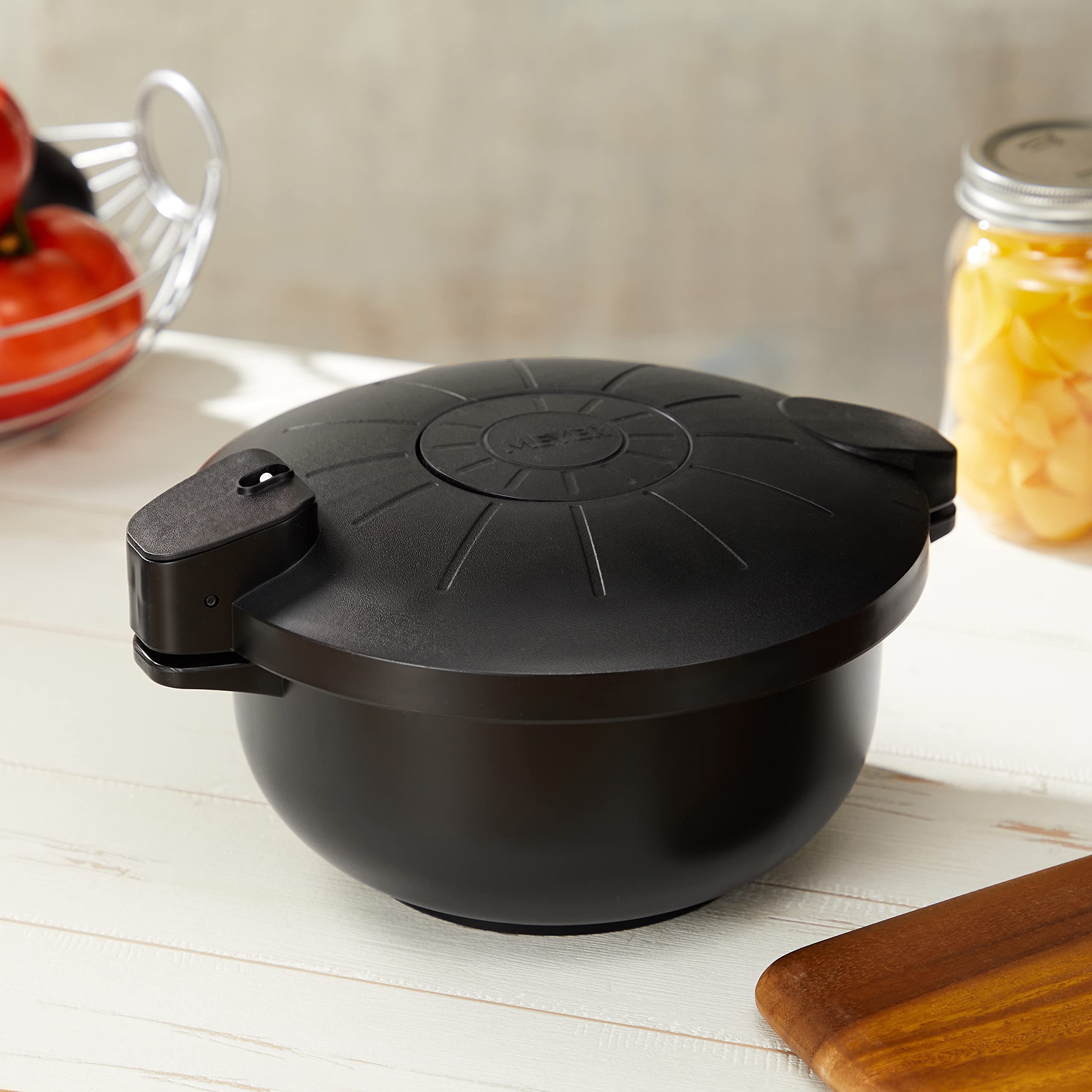 Amazon｜マイヤー(Meyer) 電子レンジ圧力鍋 2.3L ポリプロピレン 簡単 
