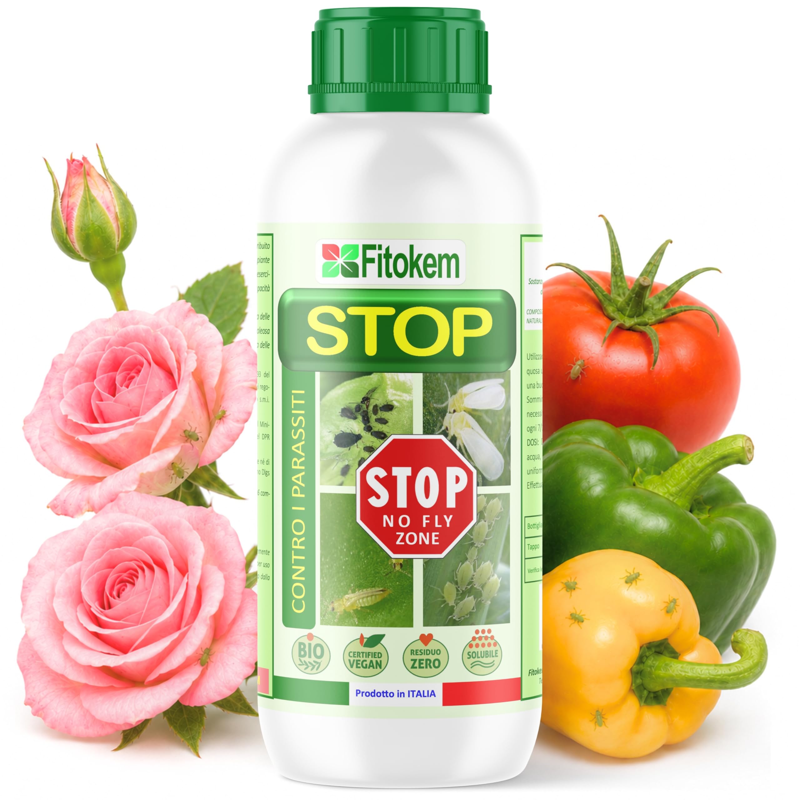FITOKEM - STOP 1 LT -Corroborante BIO contro insetti e parassiti