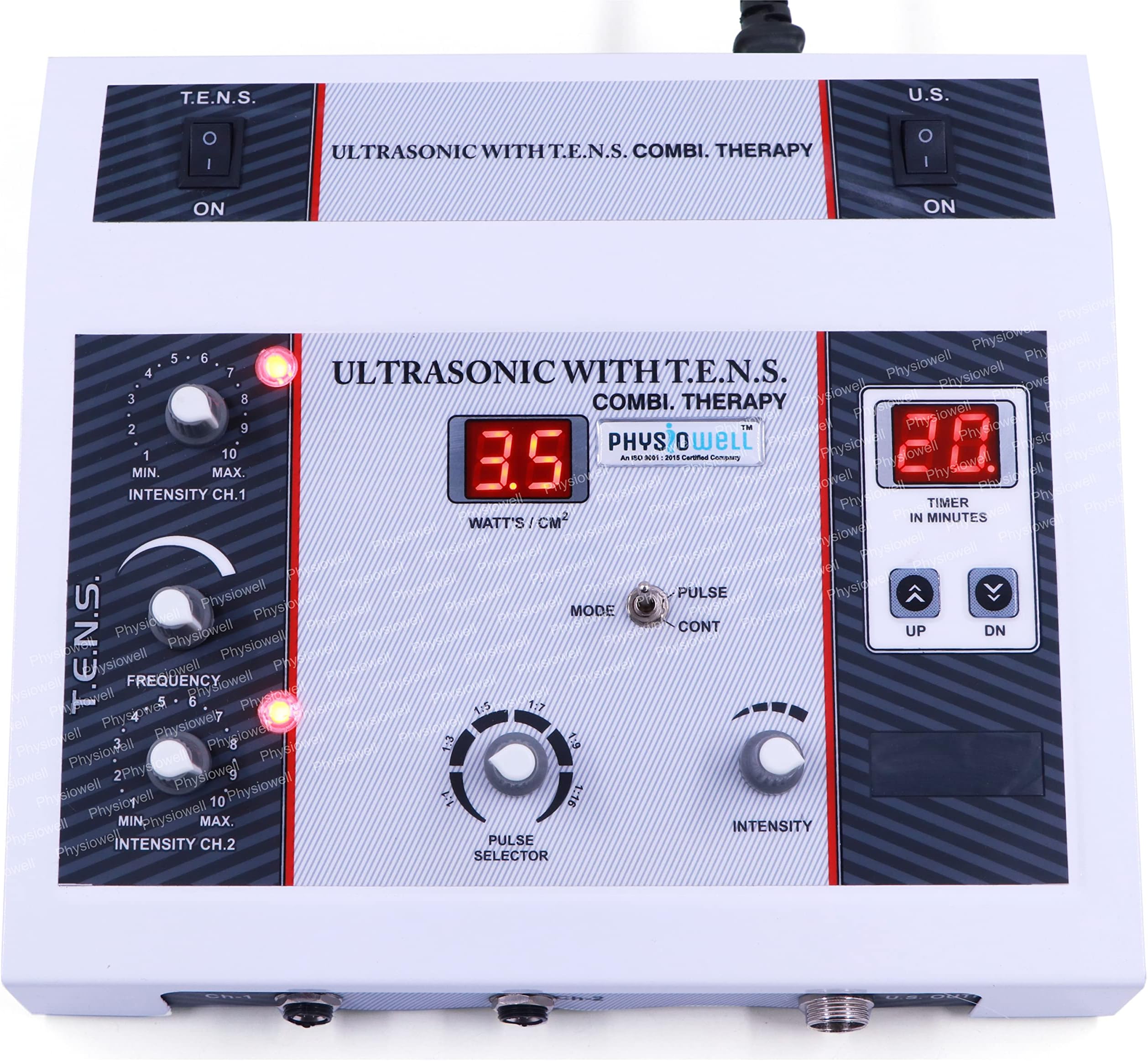 Physiotrack Physiotherapy Machine Electrotherapy Combo for All Pain Relief Device Physiotherapy Equipment Ultrasonic Tens Machine Ultrasound
