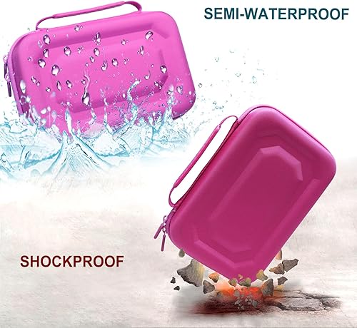 Vista 12 de LTGEM - Funda rígida para Leapfrog LeapPad Ultimate Ready para tablet, bolsa de almacenamiento protectora de viaje (negro y gris)