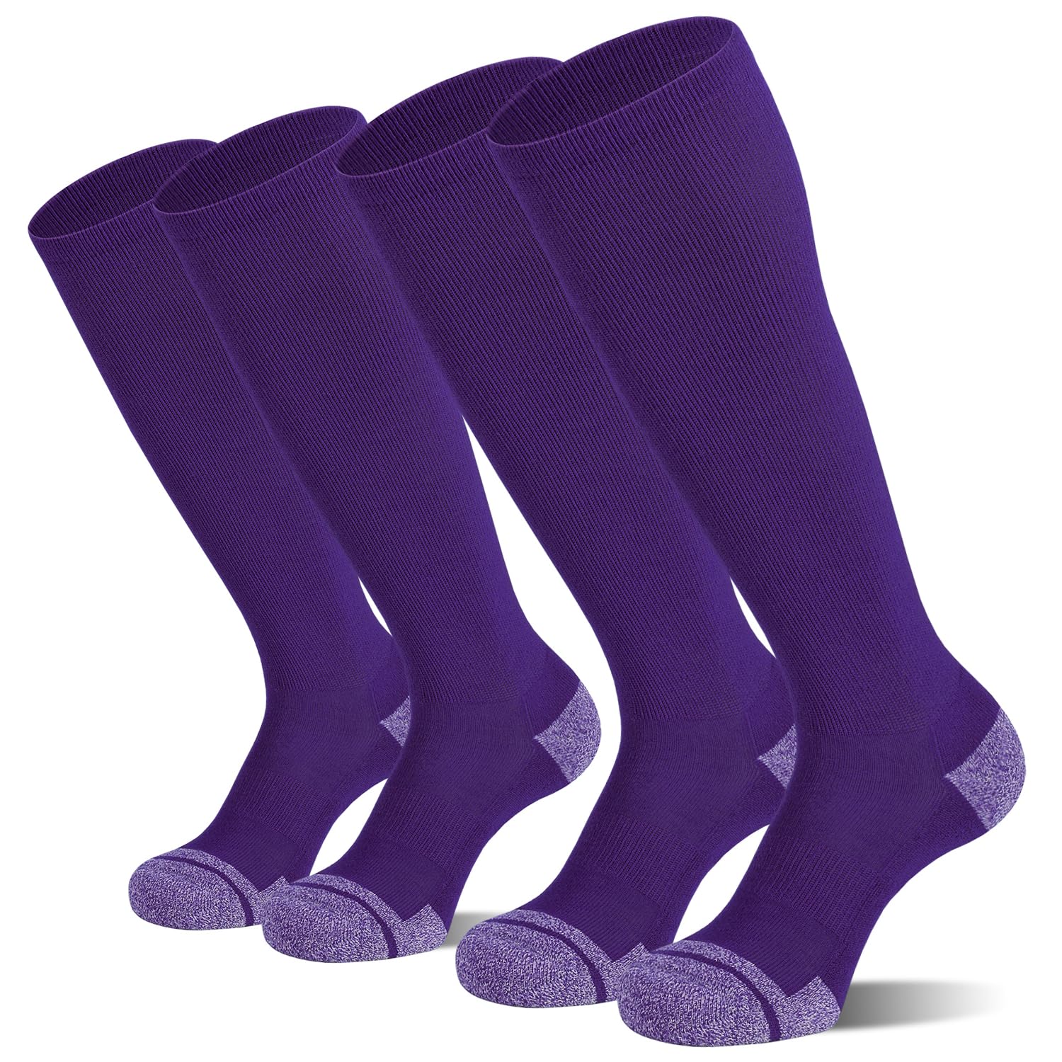 CS CELERSPORT 2 Pack / 3 Pack Baseball Socks for Youth Kids and Adult Softball Soccer Socks Over the Calf Tube Socks