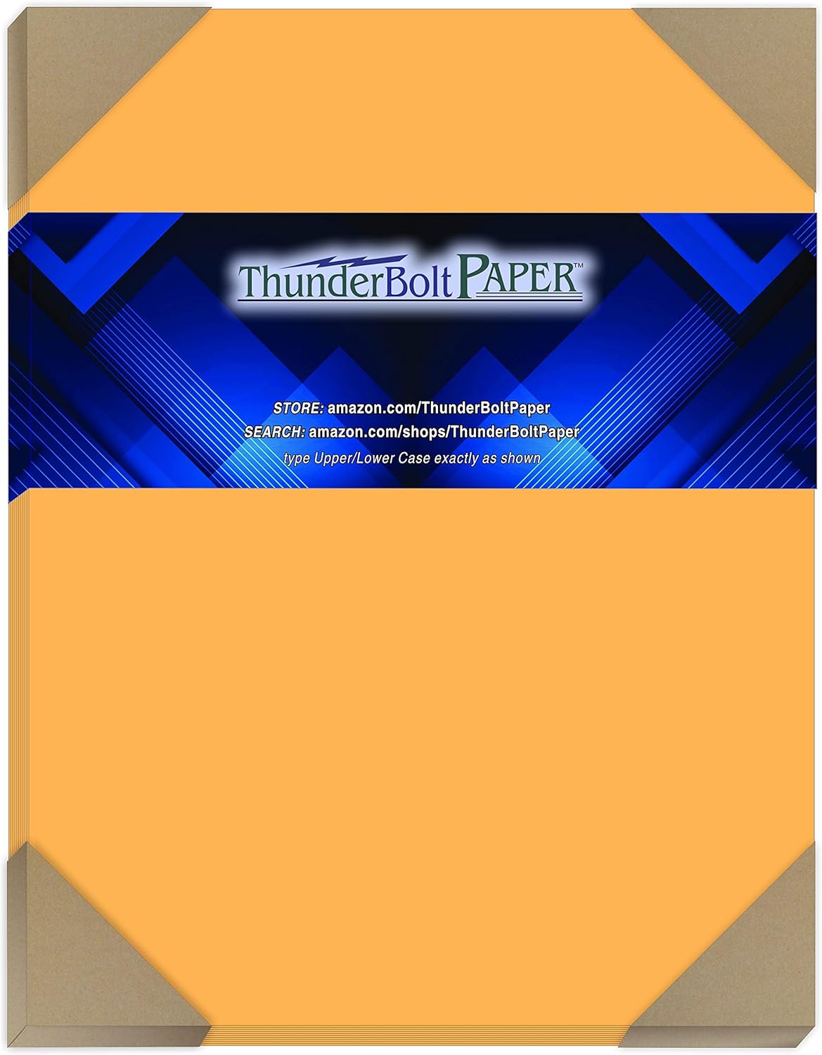 50 Gold 65lb Cover|Card Paper - 8 X 10 Inches Photo & Picture-Frame Size - 65 lb/pound Light Weight Cardstock - Quality Printable Smooth Surface for Bright Colorful Results