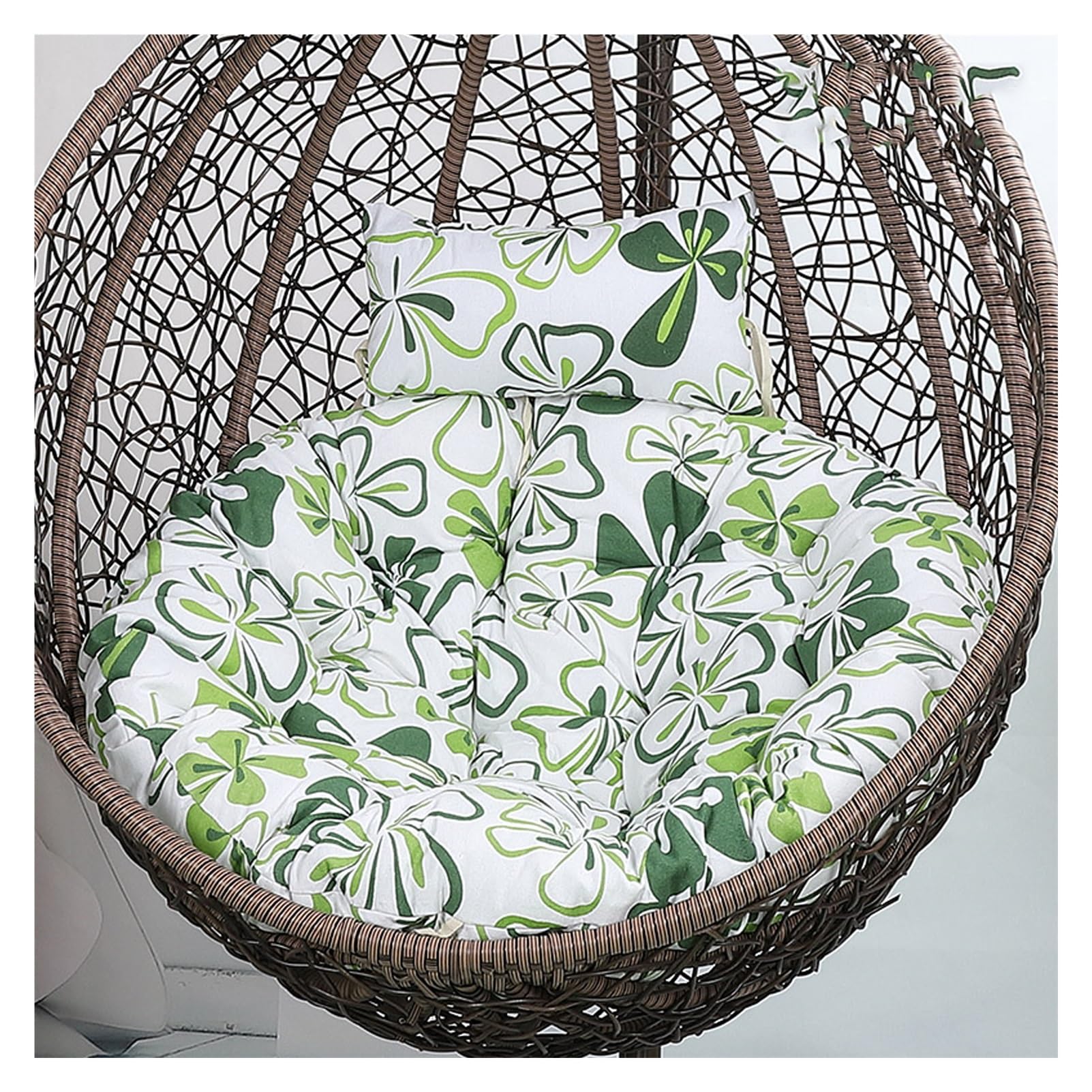 Meiiron Hammock Swing Chair Cushion, Egg Chair Cushion Only, Cushions for Hanging Basket Chair Waterproof, Cover Washable & Detachable(Color 20,Diameter 120cm)