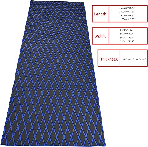 Miniatura 7 de Hoja de espuma EVA de 94.5 x 37.8 pulgadas, cubierta de teca sintética, cubierta autoadhesiva, yate marino, caravana, piscina, lancha, lancha