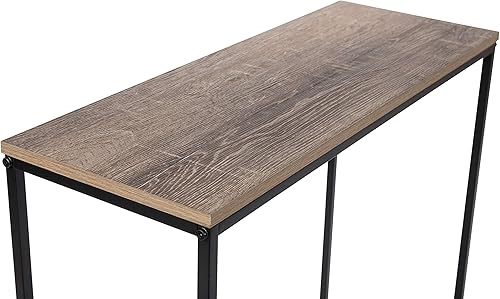 Miniatura 7 de 62762 Tribeca - Mesa de consola con marco delgado y resistente, mezcla Tribeca con muebles antiguos industriales modernos para el hogar, espacio de