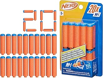N Series N1 Darts, Includes 20 Refill Darts, Compatible Only with Nerf N Series Blasters, Outdoor Games, Ages 8+